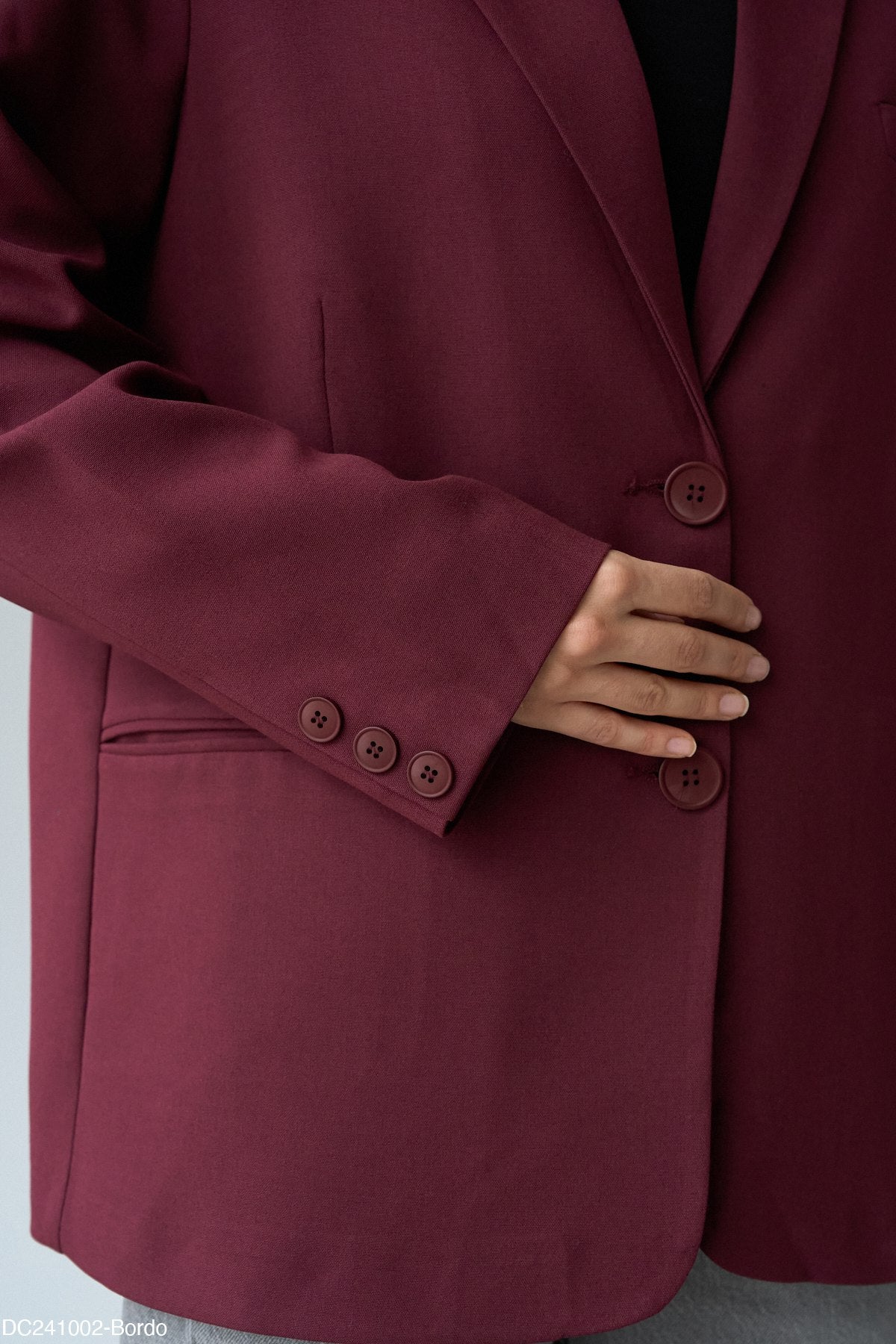Qero Veste Blazer Oversize Femme - Veste Tailleur Élégante