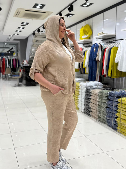 Gala Ensemble 2 Pièces 100% Coton Veste Capuche Zippée + Pantalon Poches Confort