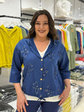 Chemise à Capuche Gaze de Coton Grande Taille – Manches 3/4 | 5 Coloris